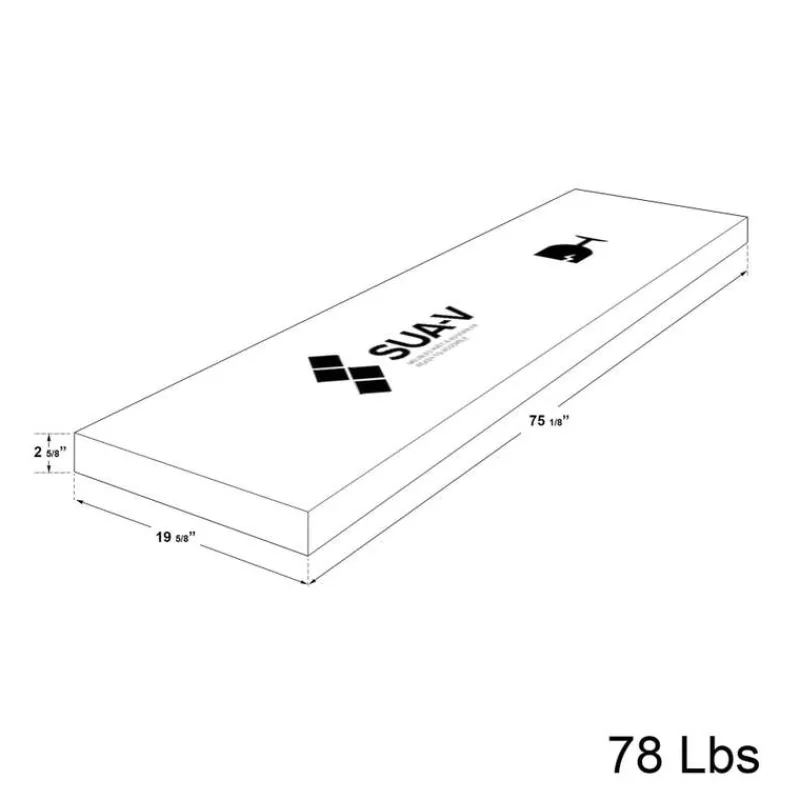 SUA-V Twin Platform Bed (39")