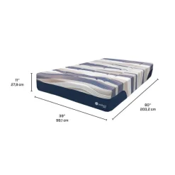 ZedBed Twin XL Plush Mattresswith Pocket Coils - 39