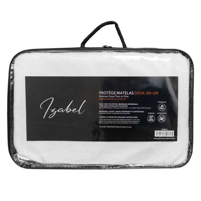 Twin XL Reversible Waterproof Mattress Protector