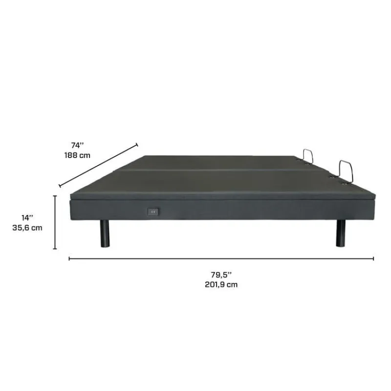Two Twin XL Electric Bases - 2x 39" x 80"
