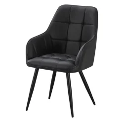 Upholstered Chairs with Armrests (Set of 2) -