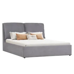 Upholstered King Bed with Headboard (78'')