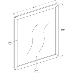 Monarch Wall mirror -