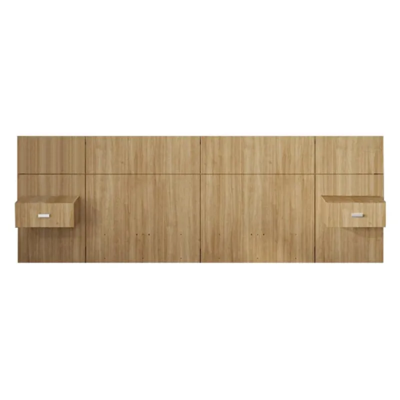 SUA-V Wall Units with 2 Integrated Nightstands for Full Beds -