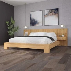 SUA-V Wall Units with 2 Integrated Nightstands for Queen Beds -