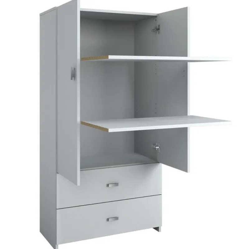 SUA-V Wardrobe with 2 Large Drawers -