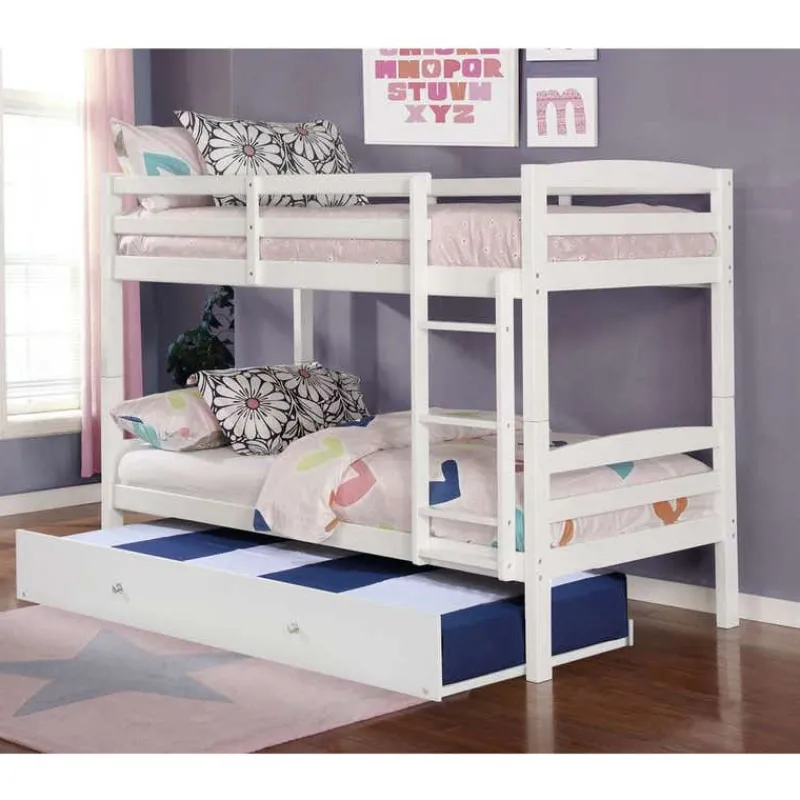 Bunk Bed with Trundle Bed - 39"/39"