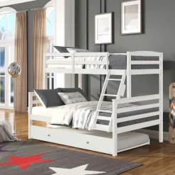Bunk Bed with Trundle Bed - 39"/54"