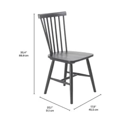Wooden Chairs (Set of 2) -