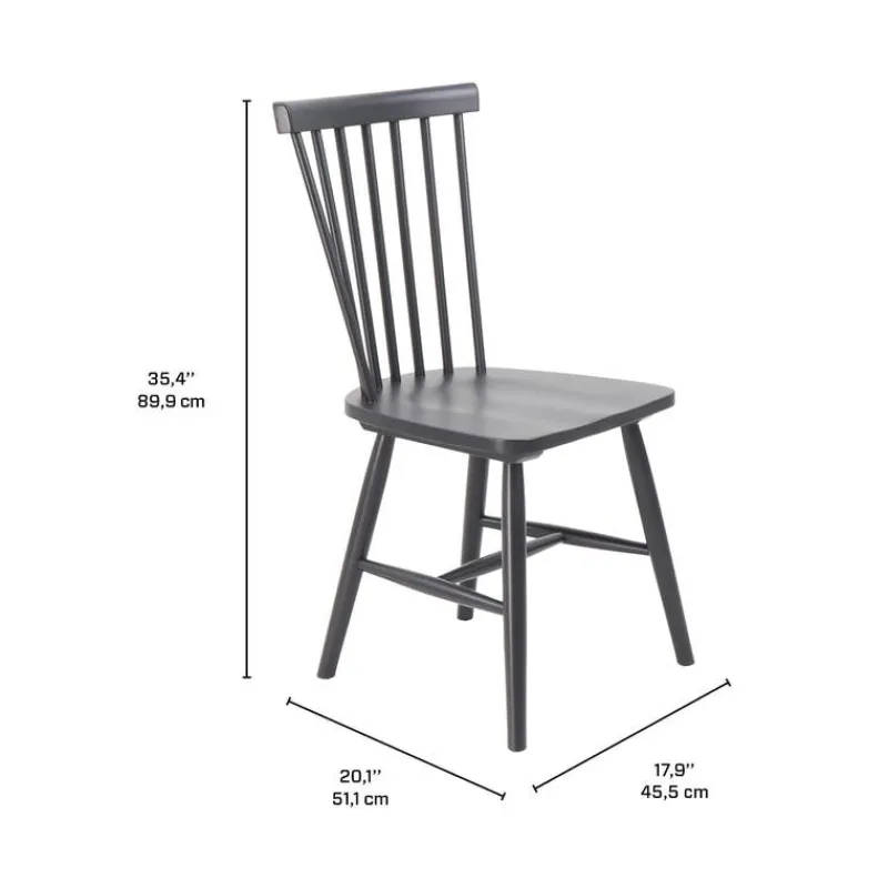 Wooden Chairs (Set of 2) -