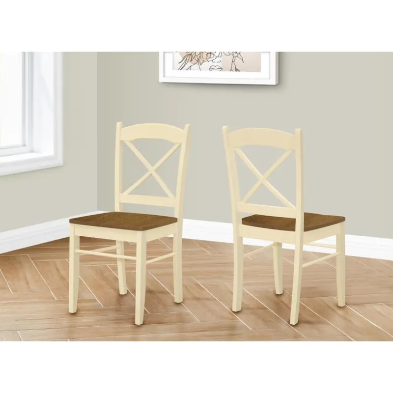 Monarch Wooden Chairs (Set of 2) - -