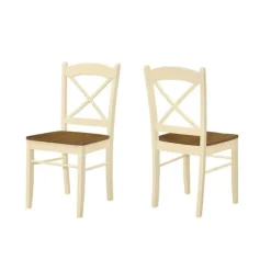 Monarch Wooden Chairs (Set of 2) - -