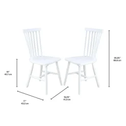 Wooden Chairs (Set of 2) -