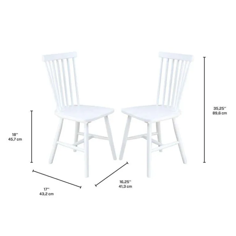 Wooden Chairs (Set of 2) -