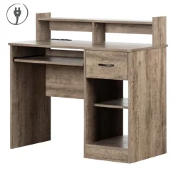 Meubles South Shore Work desk with charging outlet - South Shore