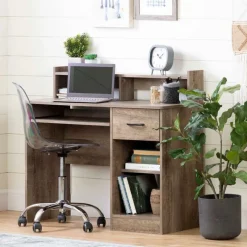 Meubles South Shore Work desk with charging outlet - South Shore