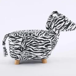 Zebra-Shaped Kids Pouf – 13